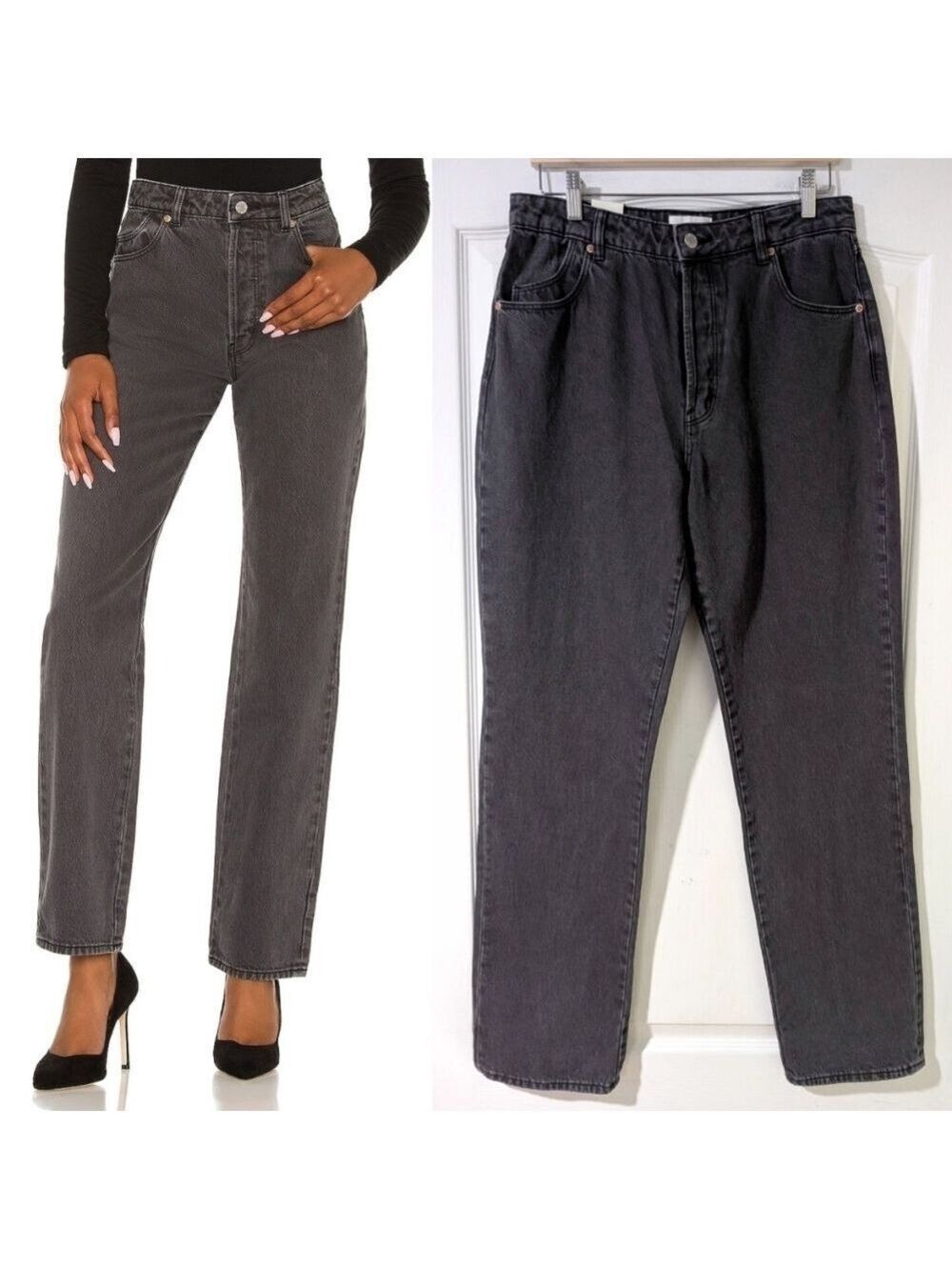NWT Rolla's | Classic Straight Jeans In Vintage Black